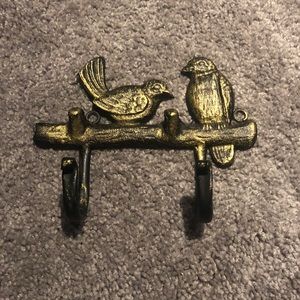 Vintage bird wall hook